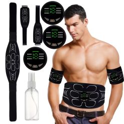 EMS Muscle Stimulation Belt Set with Arm Bands