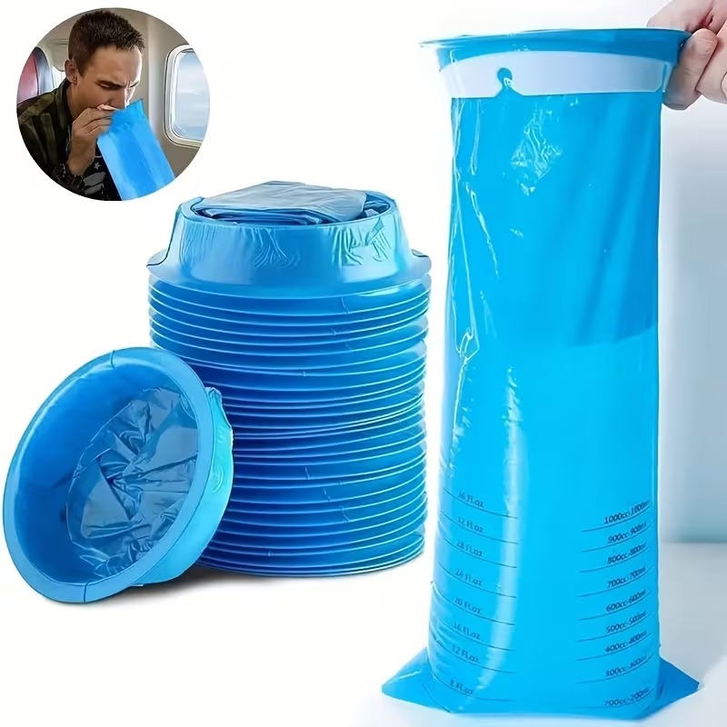 10-Pack Portable Disposable Sickness Bags